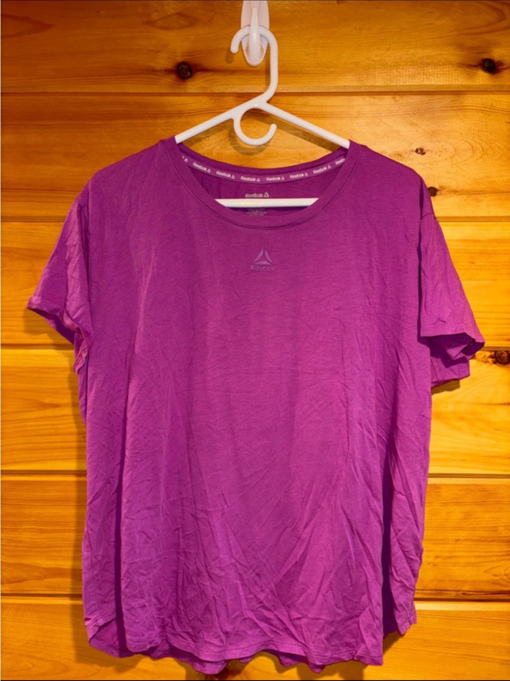 Reebok Women’s Pink Crew Neck Performance T-Shirt